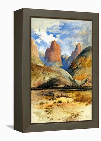 Colburn's Butte, South Utah, 1873-Thomas Moran-Framed Premier Image Canvas