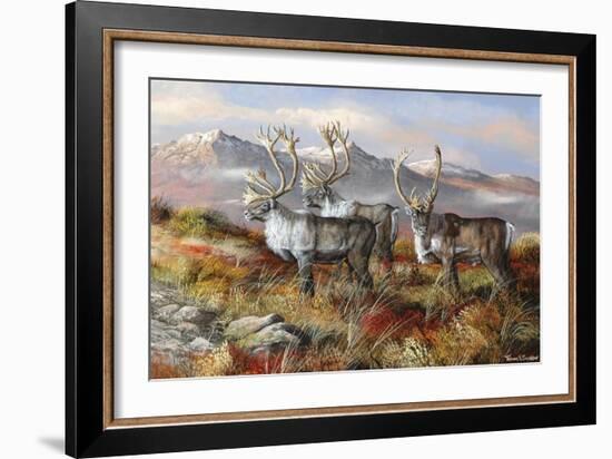 Cold Alaskan Ridge-Trevor V. Swanson-Framed Giclee Print