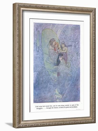 Cold Arms Seized Him-Charles Robinson-Framed Giclee Print