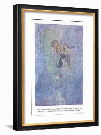 Cold Arms Seized Him-Charles Robinson-Framed Giclee Print