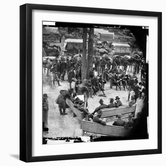 Cold Harbor, 1864-Timothy O'Sullivan-Framed Photographic Print