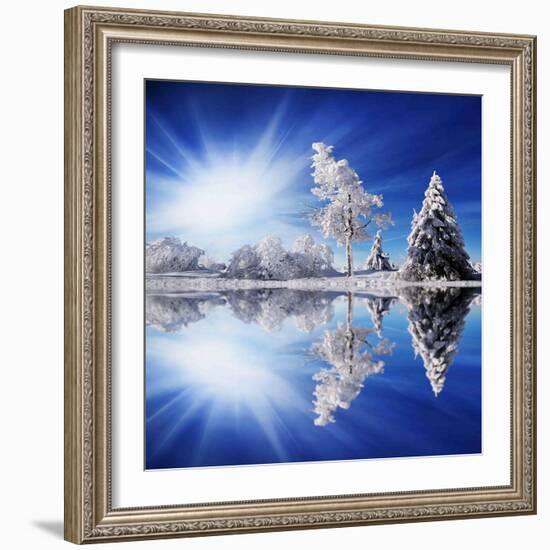 Cold Light-Philippe Sainte-Laudy-Framed Photographic Print