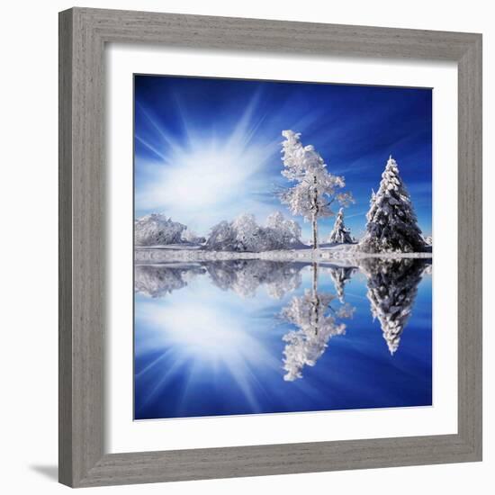 Cold Light-Philippe Sainte-Laudy-Framed Photographic Print