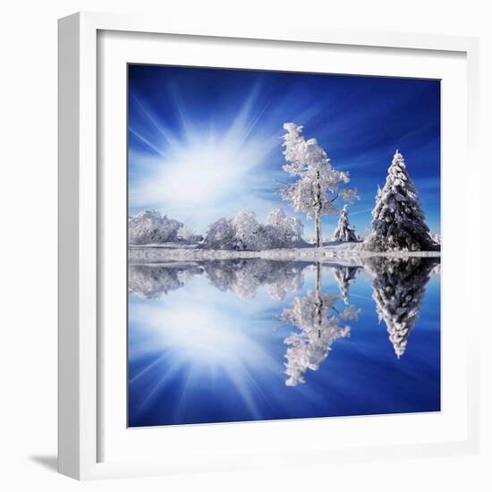 Cold Light-Philippe Sainte-Laudy-Framed Photographic Print