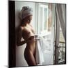 Cold morning and hot coffee-Elizaveta Shaburova-Mounted Photographic Print