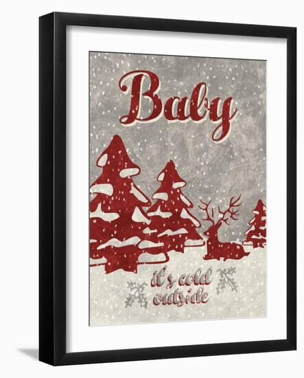 Cold Outside-Erin Clark-Framed Giclee Print