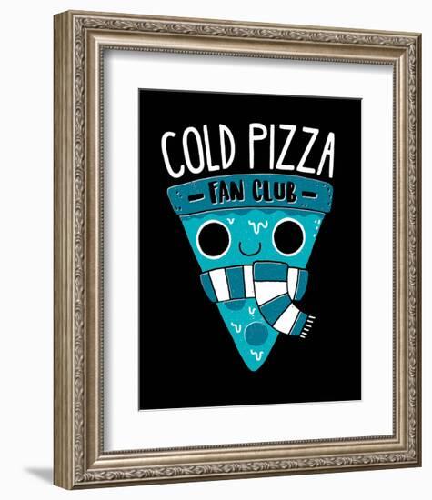 Cold Pizza Fan Club-Michael Buxton-Framed Art Print