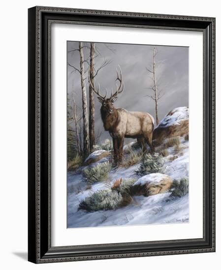 Cold Ridge Watcher-Trevor V. Swanson-Framed Giclee Print