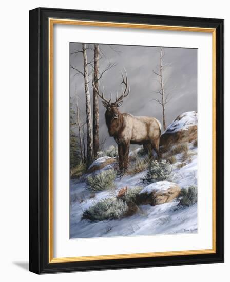 Cold Ridge Watcher-Trevor V. Swanson-Framed Giclee Print