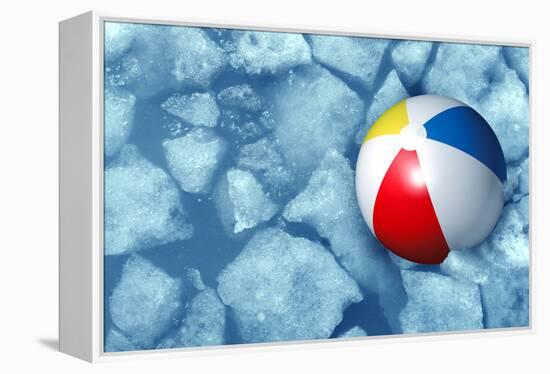 Cold Summer Weather-digitalista-Framed Stretched Canvas