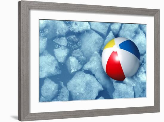 Cold Summer Weather-digitalista-Framed Art Print