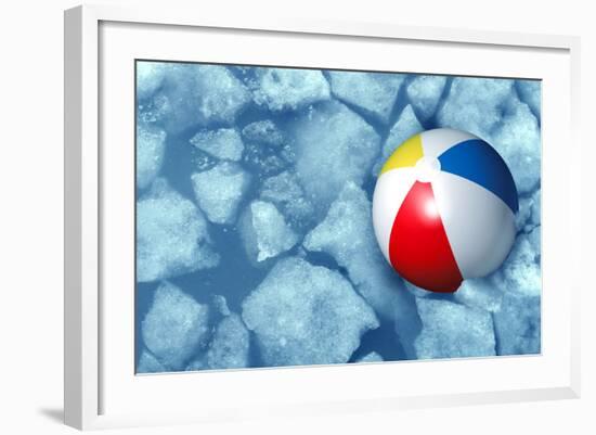 Cold Summer Weather-digitalista-Framed Art Print