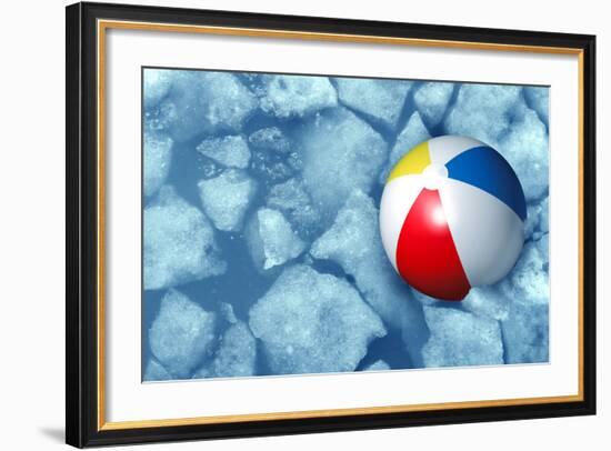 Cold Summer Weather-digitalista-Framed Art Print