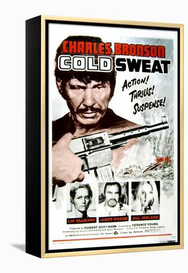 Cold Sweat, Charles Bronson, Liv Ullmann, James Mason, Jill Ireland, 1970-null-Framed Stretched Canvas