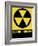 Cold War Era Fallout Shelter Sign-Stocktrek Images-Framed Photographic Print