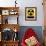 Cold War Era Fallout Shelter Sign-Stocktrek Images-Framed Photographic Print displayed on a wall