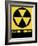 Cold War Era Fallout Shelter Sign-Stocktrek Images-Framed Photographic Print