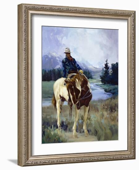 Cold Weather Friends-Carolyne Hawley-Framed Art Print