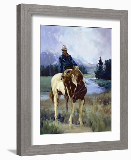 Cold Weather Friends-Carolyne Hawley-Framed Art Print