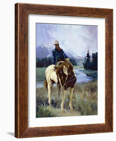 Cold Weather Friends-Carolyne Hawley-Framed Art Print