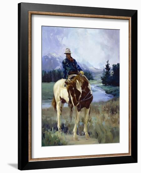 Cold Weather Friends-Carolyne Hawley-Framed Art Print