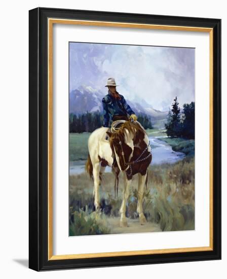 Cold Weather Friends-Carolyne Hawley-Framed Art Print