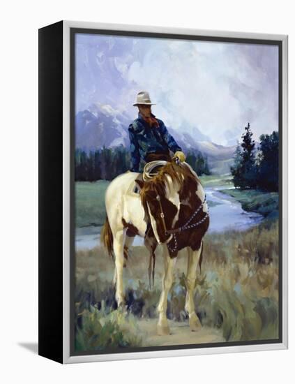 Cold Weather Friends-Carolyne Hawley-Framed Stretched Canvas