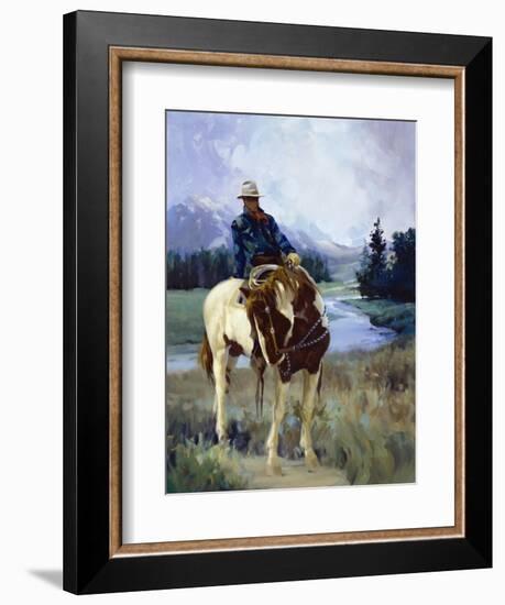 Cold Weather Friends-Carolyne Hawley-Framed Art Print