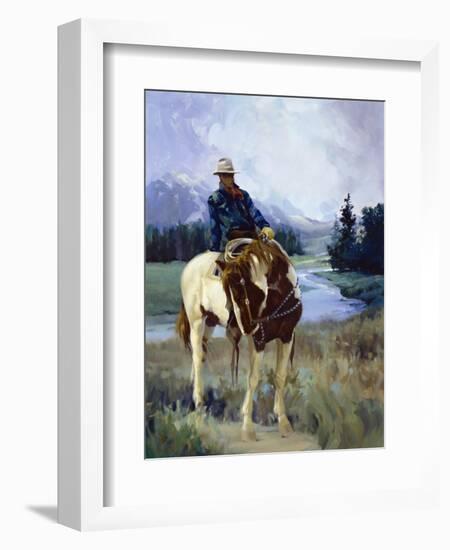 Cold Weather Friends-Carolyne Hawley-Framed Art Print