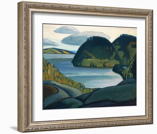 Coldwell Bay, North of Lake Superior-Lawren S^ Harris-Framed Premium Giclee Print