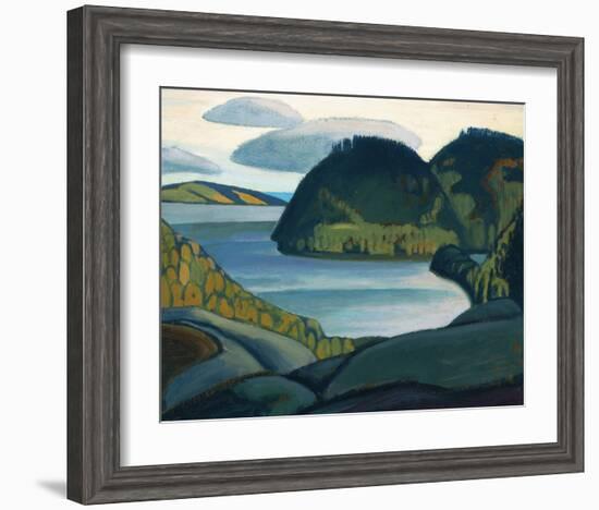 Coldwell Bay, North of Lake Superior-Lawren S^ Harris-Framed Premium Giclee Print