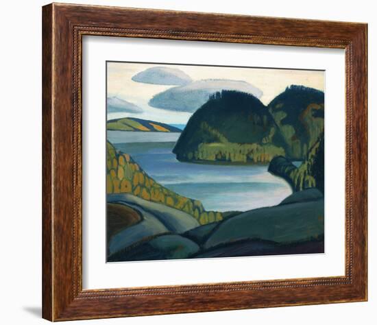 Coldwell Bay, North of Lake Superior-Lawren S^ Harris-Framed Premium Giclee Print