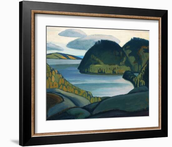 Coldwell Bay, North of Lake Superior-Lawren S^ Harris-Framed Premium Giclee Print