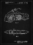 PP316-Vintage Black Batman TV Batmobile Patent Poster-Cole Borders-Giclee Print