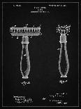 PP1092-Chalkboard Tesla Coil Patent Poster-Cole Borders-Giclee Print