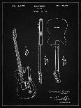PP417-Vintage Black Fender Jazzmaster Guitar Patent Poster-Cole Borders-Giclee Print