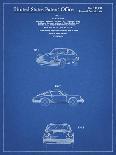 PP231-Blueprint Railroad Crossing Signal Patent Poster-Cole Borders-Framed Giclee Print