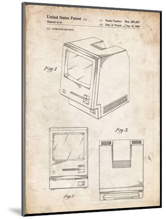 PP176- Vintage Parchment First Macintosh Computer Poster Mounted Giclee ...