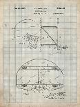 PP183- Vintage Parchment Tennis Racket 1892 Patent Poster-Cole Borders-Giclee Print