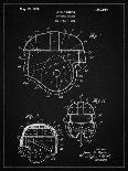 PP222-Chalkboard Basketball 1929 Game Ball Patent Poster-Cole Borders-Giclee Print