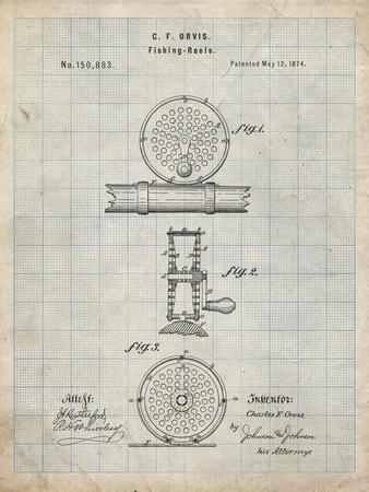 Pp225-faded Grey Orvis 1874 Fly Fishing Reel Patent Poster iPhone Case by  Cole Borders - Fine Art America