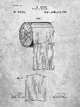 PP53-Slate Toilet Paper Patent-Cole Borders-Framed Giclee Print