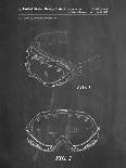 PP1037-Chalkboard Ski Boots Patent Poster-Cole Borders-Giclee Print