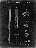 PP1127-Vintage Parchment Vintage Tennis Racket 1891 Patent Poster-Cole Borders-Giclee Print