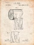 Toilet Seat Patent-Cole Borders-Art Print