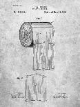 Large Filament Light Bulb Patent-Cole Borders-Art Print
