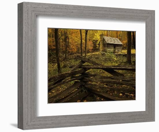 Cole Cabin, Great Smoky Mountains National Park, Tennessee, USA-Jerry Ginsberg-Framed Photographic Print