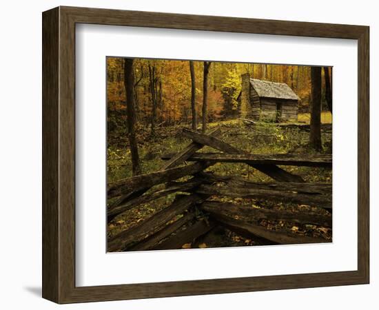 Cole Cabin, Great Smoky Mountains National Park, Tennessee, USA-Jerry Ginsberg-Framed Photographic Print