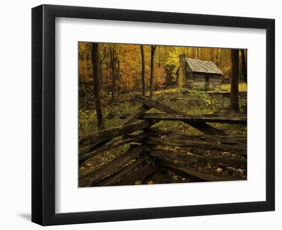 Cole Cabin, Great Smoky Mountains National Park, Tennessee, USA-Jerry Ginsberg-Framed Photographic Print