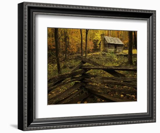 Cole Cabin, Great Smoky Mountains National Park, Tennessee, USA-Jerry Ginsberg-Framed Photographic Print